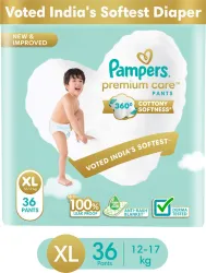 Pampers Premium Care Diaper Pants XL (36 Count, 360° Cottony Soft)