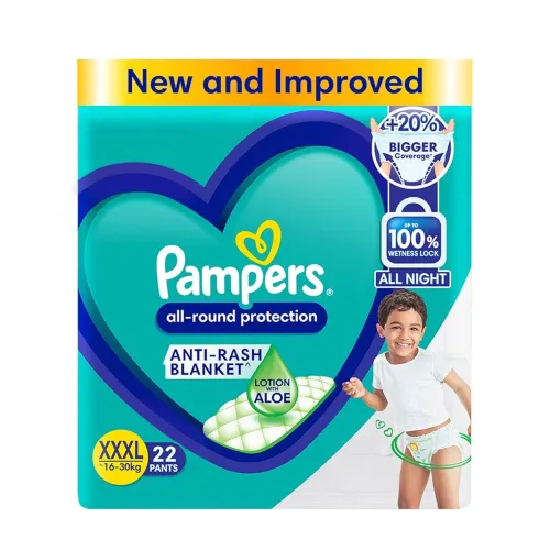 Image of Pampers XXXL Baby Diaper Pants, 22 Count (16-30kg)