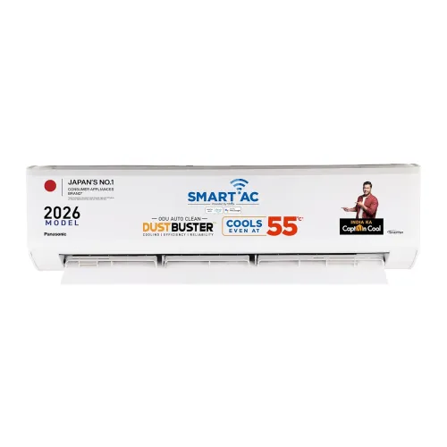 Image of Panasonic 1.5 Ton 5 Star, New Star rated, Premium WiFi Inverter Smart Split AC (DustBuster Tech, Matter Enabled, AI, Hig
