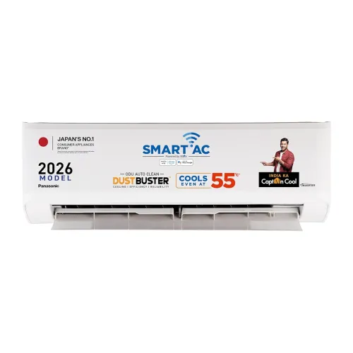 Image of Panasonic 1.5 Ton 3 Star, New Star rated, Premium WiFi Inverter Smart Split AC (DustBuster Tech, Matter Enabled, AI, Hig