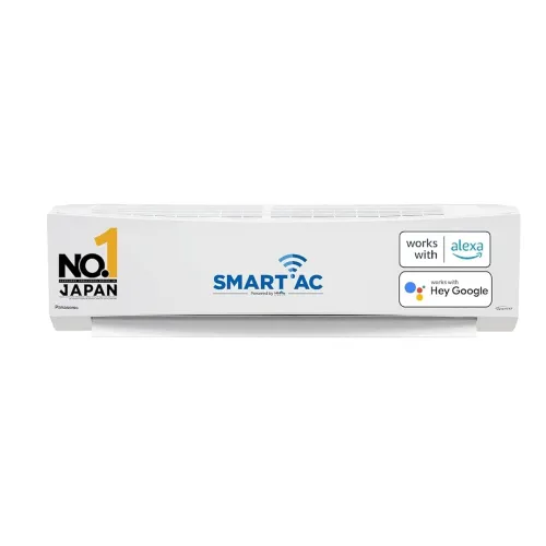 Image of Panasonic 1 Ton 5 Star Wi-Fi Smart Inverter Split AC (CS/CU-NU12ZKY5W)