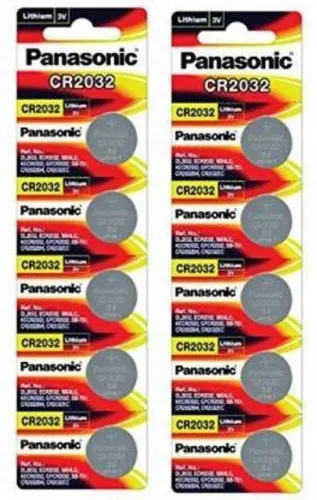 Image of Panasonic 2032 Battery (Pack of 10)