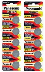 Panasonic 2032 Battery (Pack of 10)