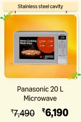 Panasonic 20L Solo Microwave Oven @ ₹6190 on Big Billion Day Sale