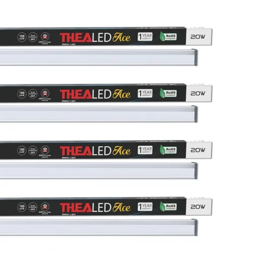 Image of Panasonic 20W TheaLED Ace LED Batten 20W Tube light (Pack of 4)