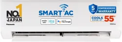 Panasonic 2025 Model 1.5 Ton 3 Star Split Inverter with Wi-fi AC (CS-SU18AKY3W/CU-SU18AKY3W, White)
