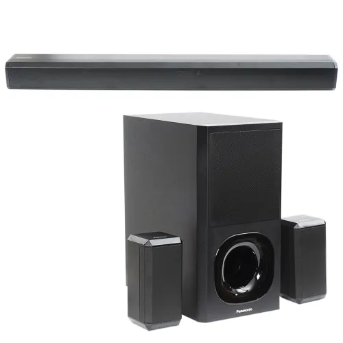 Image of Panasonic 400W 5.1 Ch Sound Bar with 3D Surround Sound Speaker System, Dolby Digital Plus Touch Control,BT 5.3, USB,HDMI