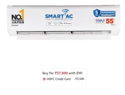 Panasonic 1.5 Ton 5 Star Premium Wi-Fi Inverter Smart Split AC