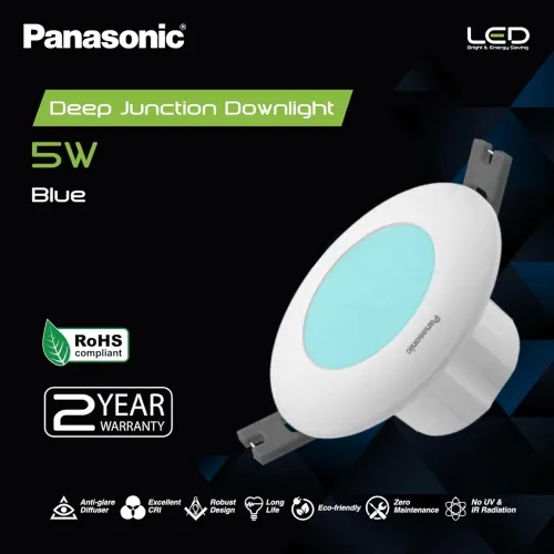 Image of Panasonic 5W Round LED Junction Downlighter