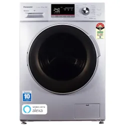 Panasonic 8kg Wi-Fi Inverter Front Load Washing Machine (Silver)