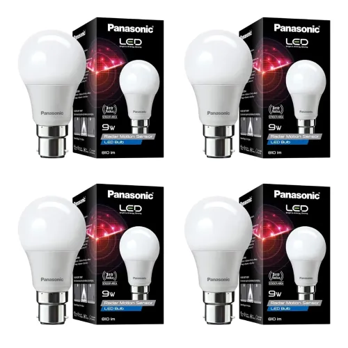 Image of Panasonic 9 Watt Motion Sensor B22 Led Bulb 