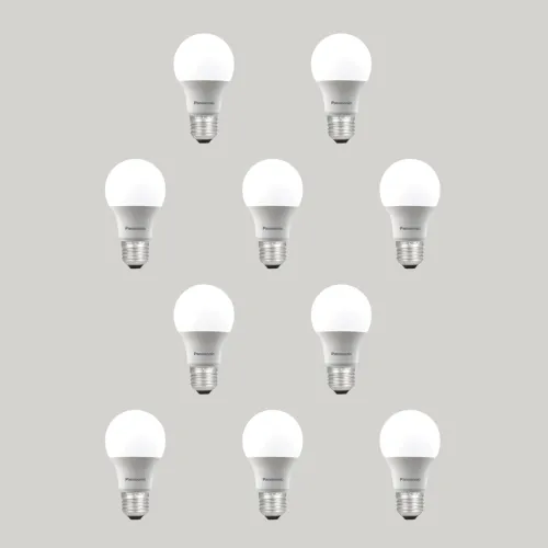 Image of Panasonic 9W LED Bulb E27 – Cool Day Light (Pack of 10)