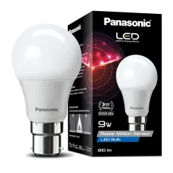 Panasonic 9W Motion Sensor LED Bulb B22D