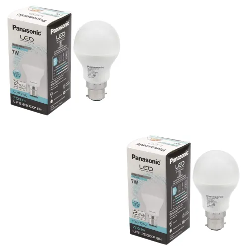 Image of Panasonic Base B22 7-Watt LED Bulb Pack of 2