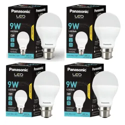 Panasonic Dura Saver 9W B22 LED Bulb * Pack of 4