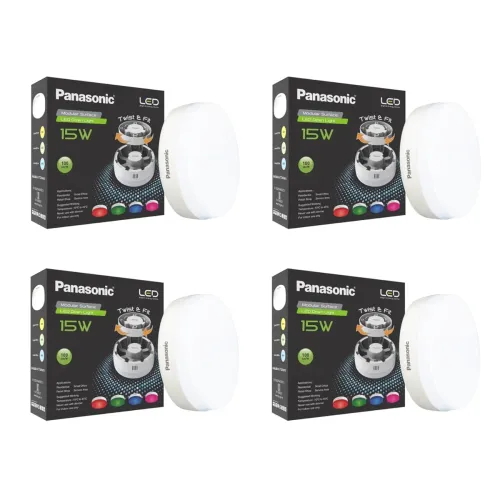 Image of Panasonic PVC 15W LED Round Downlight for Ceiling |