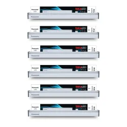 Panasonic THEA ACE 5W LED Batten for Living Room & Bedroom, Bright & Energy Efficient Tubelight for Home, for Dressing Table & Mirror, Cool White (6500K), 1 Feet, Pack of 6