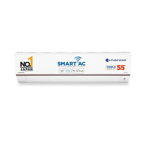 Image of Panasonic 1.5 Ton 5 Star Wi-Fi Inverter Smart Split AC, CS/CU-HU18BKYFM