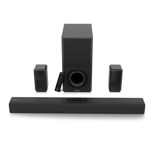 Image of Panasonic 600W 5.1 Ch Dolby Digital Soundbar (SC-HTS600GWK, Black)