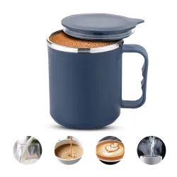 PANCA Coffee Mug with Lid Insulated Stainless Steel for Tea Milk Mug Inner Stylist Double Wall Cup for Home Office Resta