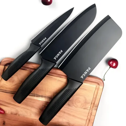 Image of PANCA Kitchen Knife Stainless Steel 3 Pieces Professional Knife Set 