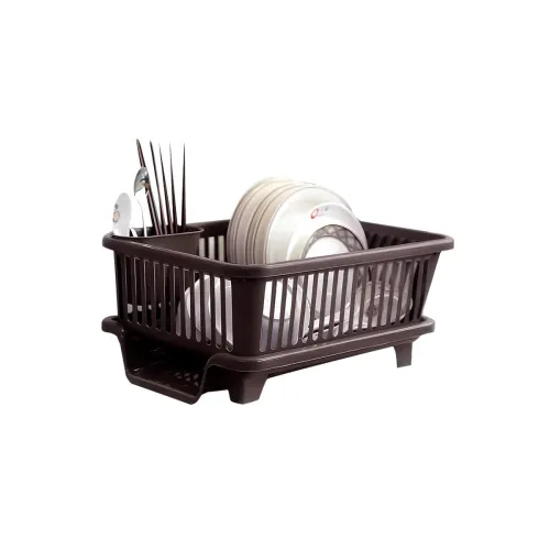 Image of PANCA Plastic Dish Drying Rack for Home Countertop Utensil Organizer