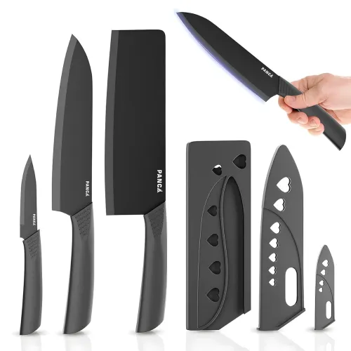 Image of PANCA Stainless Steel Knife Set of 3 for Kitchen Use