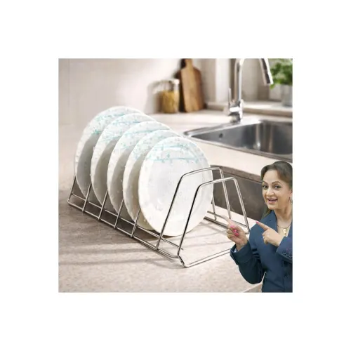 Image of PANCA Steel Dish Rack Plate Stand for Kitchen