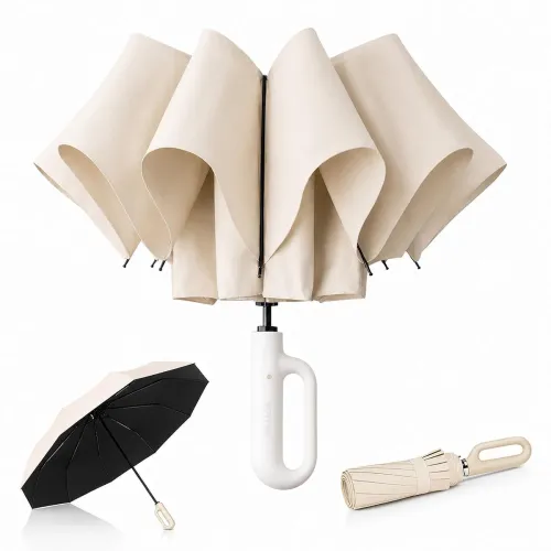 Image of PANCA Umbrella for Rain Big Size Windproof UV Protection Compact Folding 