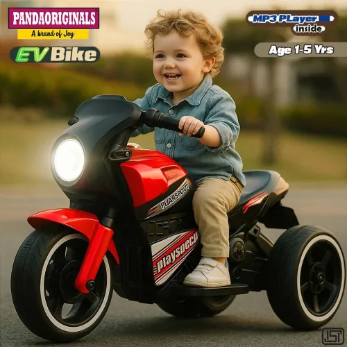 Image of Pandaoriginals Ninja EV Battery Operated Ride-On Bike for Kids