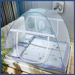 PankajTraders Polyester Foldable Mosquito Net Tent for Adults