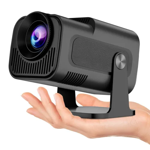 Image of PANSEBA Hy320 Mini Portable Projector-5G WiFi Bluetooth 5.0 and Android