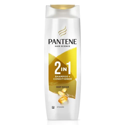 Image of Pantene Hair Science Deep Repair 2in1 Shampoo & Conditioner, 340ml