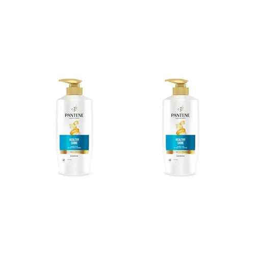 Image of Pantene Hair Science Healthy Shine Shampoo 650ml Pack of 2
