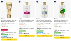 Pantene Shampoo at minimum 50% Discount