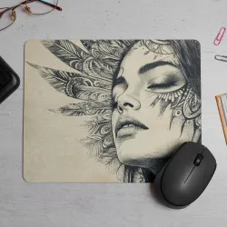 Paper Plane Design Mouse Pad