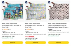 PAPER PLANE DESIGN Pencil Cases at minimum 83% Discount