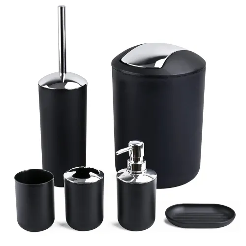 Image of Papillon 6-Piece Bathroom Accessories Set