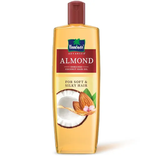 Image of Parachute Advansed Almond enriched Coconut Hair Oil with Vitamin E 300ml|Nourishes & Softens Hair |