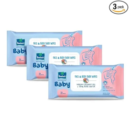 Image of Parachute Advansed Baby Face & Body Baby Wipes (72 wipes Po3)