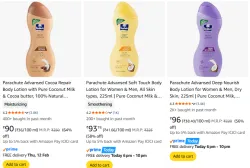 Parachute Advansed Beauty Products Starting @ ₹90                   