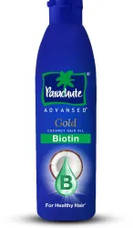 Parachute Advansed Biotin & Coconut Hair Oil | Deep Nourishment for Fuller Hair | No Paraben Hair Oil (300 ml)