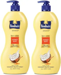 Parachute Advansed Honey Soft Body Lotion, 100% Natural, Dry Skin Moisturizer, Silky Smooth Skin (800 ml)