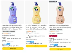 Parachute Advansed Body Lotion at minimum 65% Discount