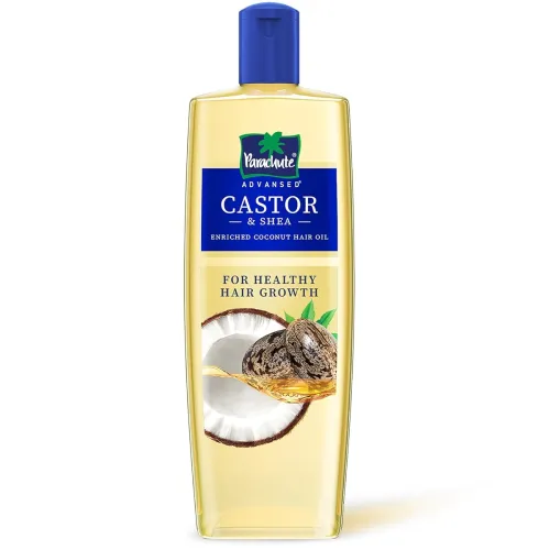 Image of Parachute Advansed Castor & Shea enriched Coconut Hair Oil 300ml | Up to 10x Stronger Hair| Moisturizes & Nourishes Hair