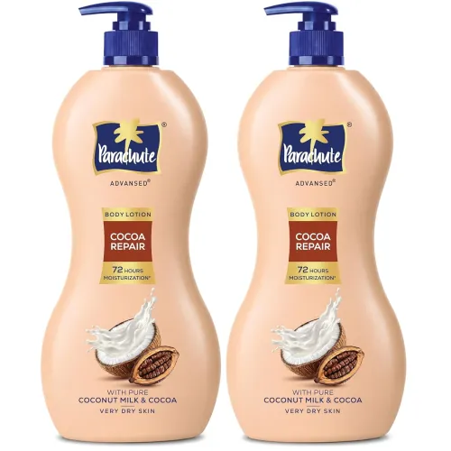 Image of Parachute Advansed Cocoa Repair Body Lotion 400ml (Pack of 2)