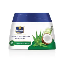Parachute Advansed Coconut & Aloe Vera Hair Cream 210ml | Nourishes and Hydrates | 2X Shiner, Smoother, Softer | Leave-in Pre-Wash For Men & Women