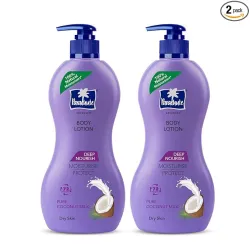 Parachute Advansed Deep Nourish Body Lotion for Women & Men, Dry Skin, 400ml | Pure Coconut Milk, 100% Natural, 72h Mois