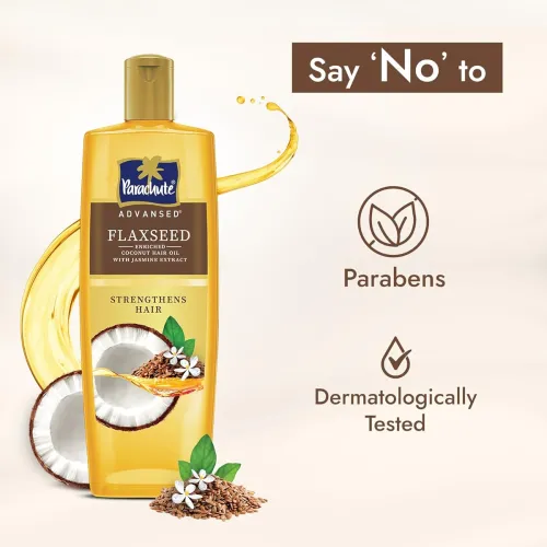 Image of Parachute Advansed Flaxseed Enriched Coconut Hair Oil, 300ml