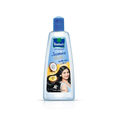 Image of Parachute Advansed Jasmine Gold Non-Sticky Coconut Hair Oil with Vitamin E For Super Shiny Hair, 600ml